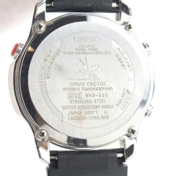 Casio Men\'s Black x Red WVQ-550 Edifice Waveceptor main image 5